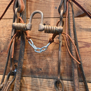 Bridle Rig - Silver Mounted - S. White Correction with Copper Rings Bit RIG967 Tack - Rigs S. White