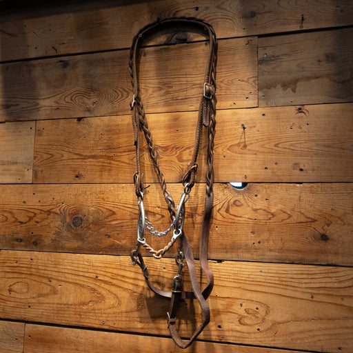 Sliding Gag Twisted Wire Snaffle Bridle Rig Sale Barn MISC