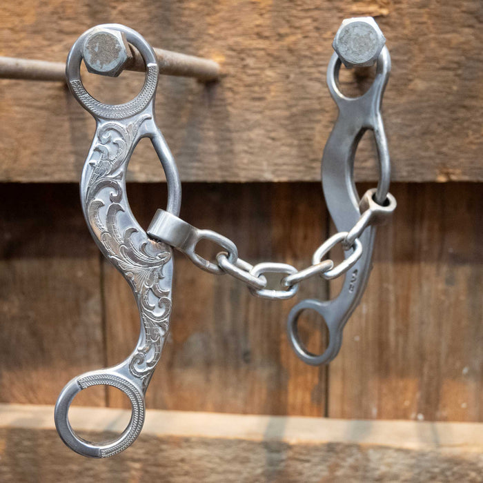Silver Mounted Kamphaus Chain Gag Bit