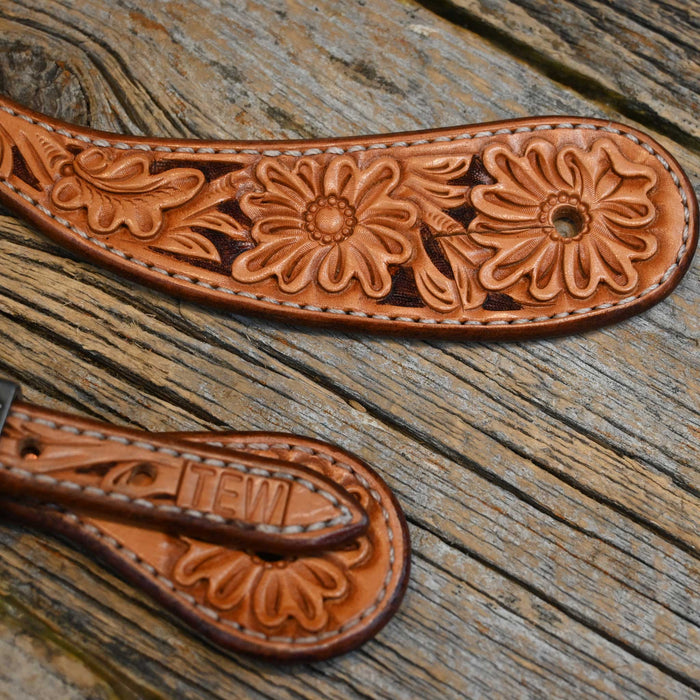 Casey Tew Medium Spur Straps w/ Kerry Kelley Buckles