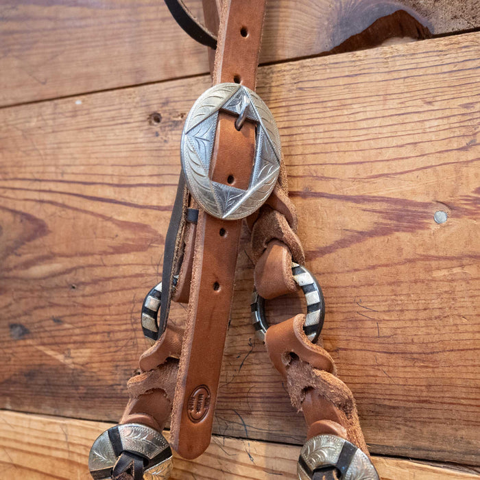 Joe Hipp Split Ear Headstall w/Teskey's Hardware