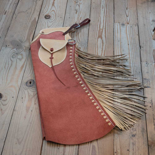 Custom Made By "Gerry Gesell" Brick Red Chaps  CHAP817 Tack - Chaps & Chinks Gerry Gesell   