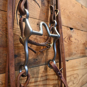 Bridle Rig - Cow Horse Supply Solid Port Bit RIG781 Tack - Rigs Cow Horse Supply   