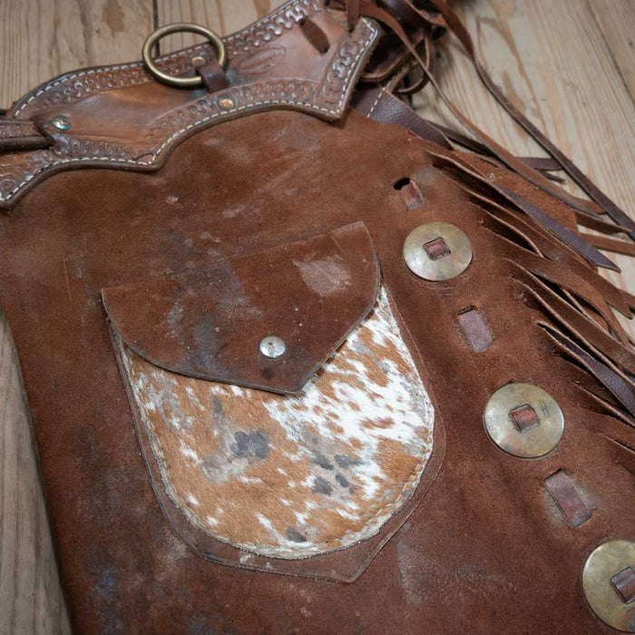 Used Old West Saddle Shop Batwing Chaps