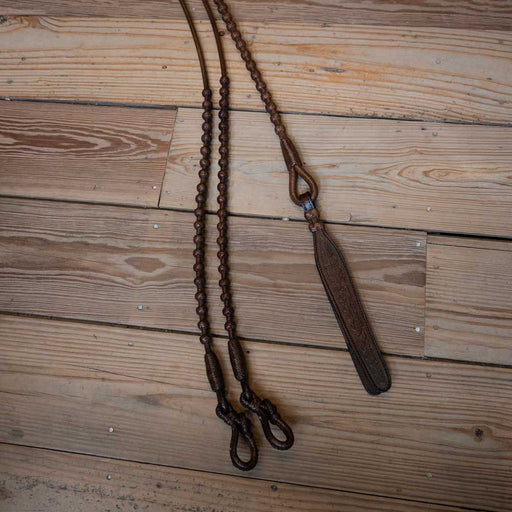 Handmade Rawhide Romel Reins Tack - Reins MISC