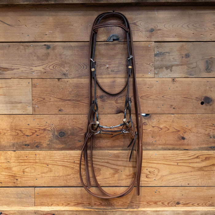 D-Ring Smooth Snaffle Bridle Rig