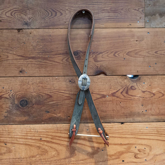 Army Green 3/4" Split Ear Headstall
