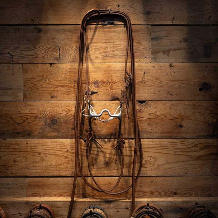 Single Ear Solid Port Bridle Rig