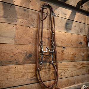 Bridle Rig - Cow Horse Supply Solid Port Bit RIG781 Tack - Rigs Cow Horse Supply   