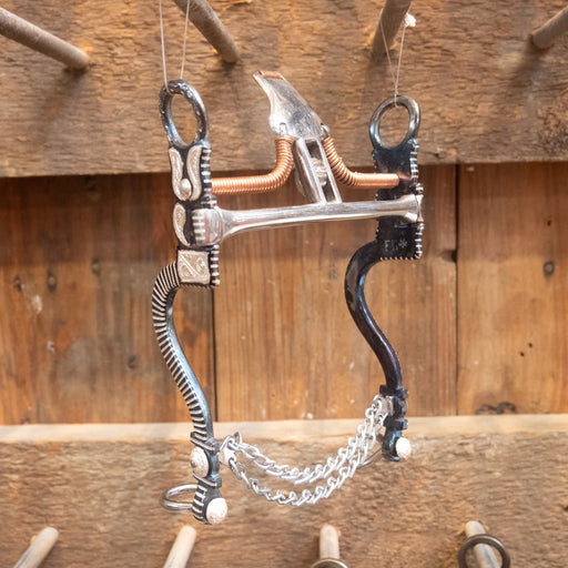 E.G. Silver Mounted Spade Bit Tack - Bits E.G.