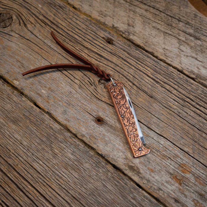 Kamphaus Engraved Copper Pocket Knife Knives Kamphaus