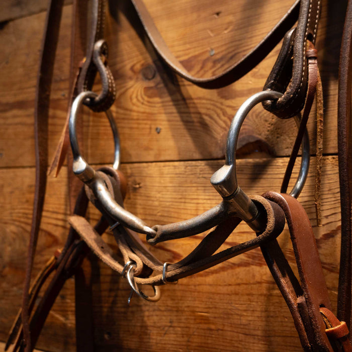 D-Ring Smooth Snaffle Bridle Rig Sale Barn MISC