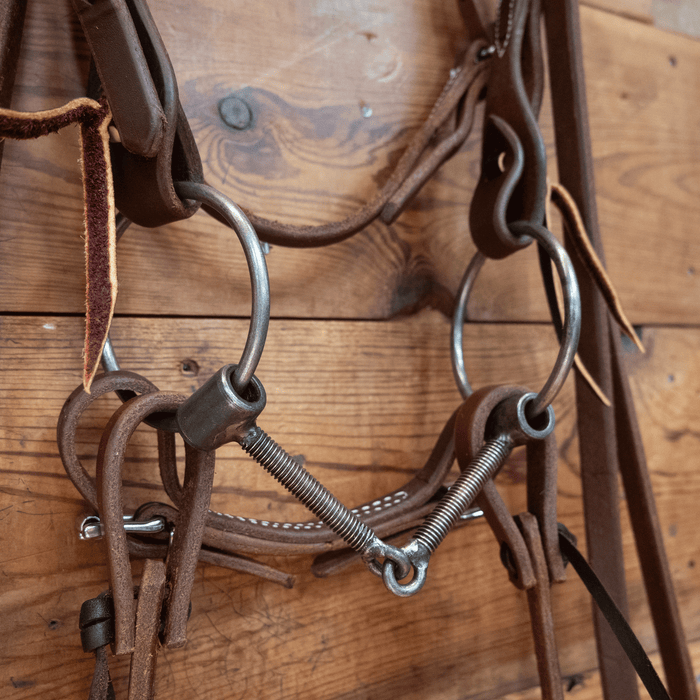 Rod Teuscher Threaded Snaffle Bridle Rig