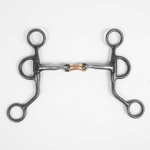 Aged Steel Dogbone Trainer Tack - Bits Formay   