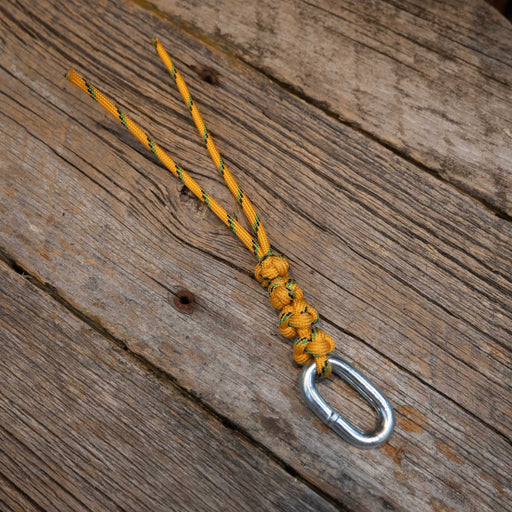 Horn Knot w/ Yellow Braided Nylon Strap Tack - Conchos & Hardware misc