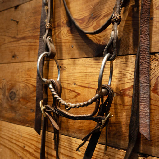 D-Ring Twisted Snaffle Bridle Rig Tack - Rigs MISC