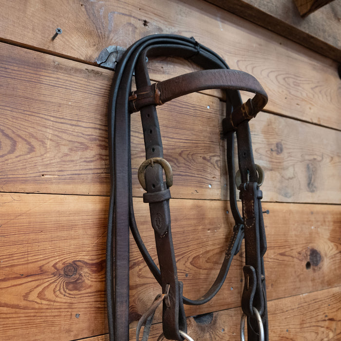 Reinsman O-Ring Twisted Snaffle Bridle Rig