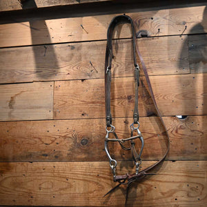 Bridle Rig - Shanked Smooth Snaffle Bit SBR546 Sale Barn MISC   