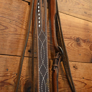 Bridle Rig - Silver Mounted - S. White Correction with Copper Rings Bit RIG967 Tack - Rigs S. White