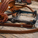 E. Garcia Miniature Silver Mounted Bridle and Spur Set Collectibles Teskey's