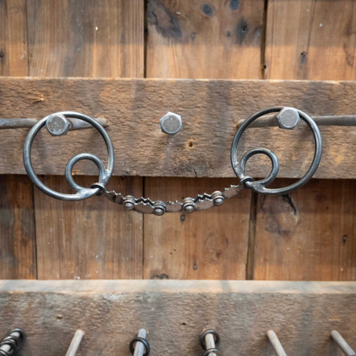 Rod Teuscher Locked O-Ring Mule Bit Tack - Bits Rod Teuscher