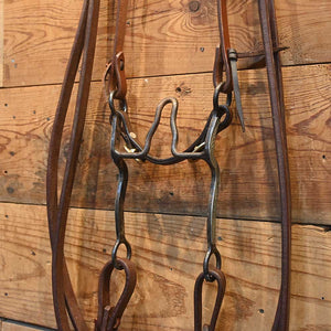 Bridle Rig - Silver Mounted Shanks - Solid Cathedral  Bit RIG381 Tack - Rigs MISC   
