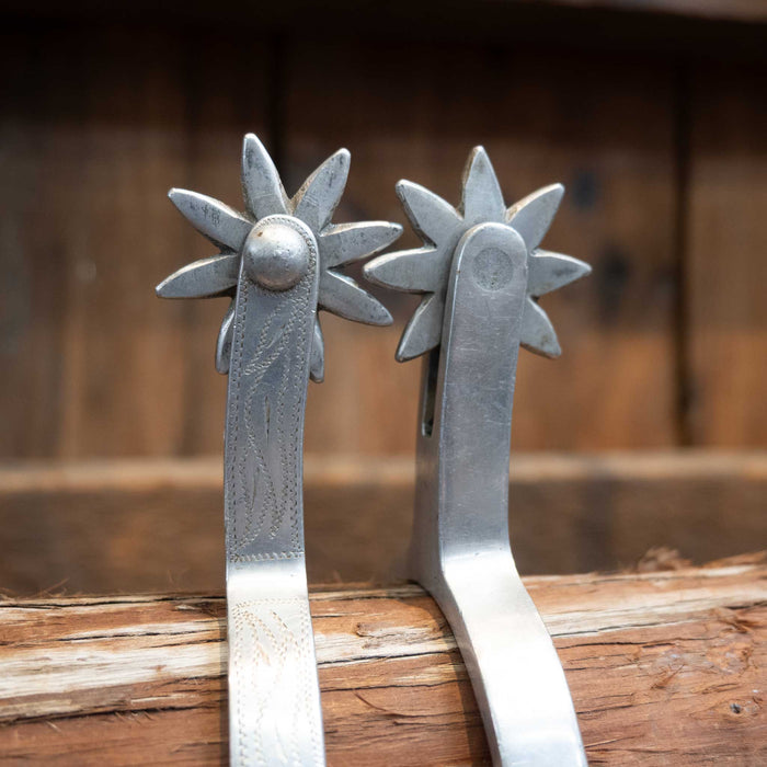 Vintage Crockett 8pt. Spurs Tack - Spurs Crockett