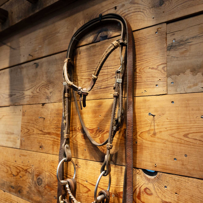 D-Ring Twisted Snaffle Bridle Rig Tack - Rigs MISC