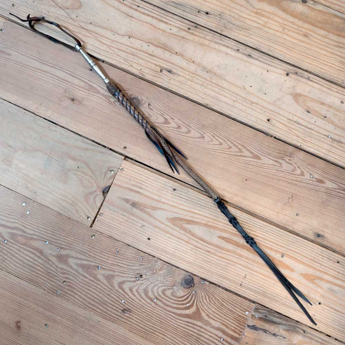 Handmade 34" Quirt w/Metal Grip Tack - Whips, Crops & Quirts MISC