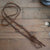 Handmade Teskey's 8ft. Roping Reins with Copper Bar Conchos TRR106