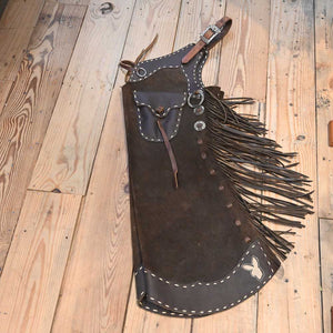 Titon Leather Chaps - Stepthrough CHAP1051 Tack - Chaps & Chinks Titon Leather