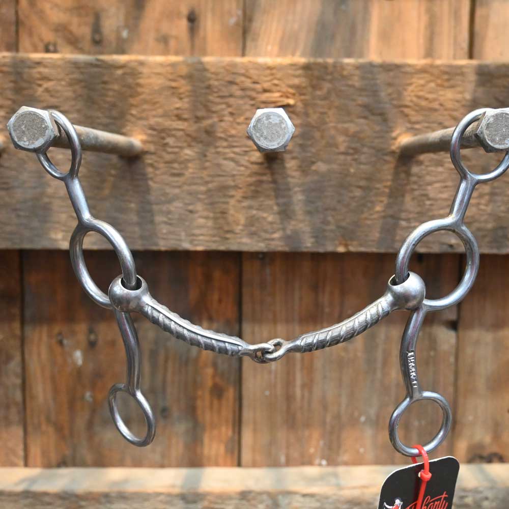 Flaharty 2 pc. Rebar Snaffle Circle Gag Bit FH420 Tack - Bits Flaharty