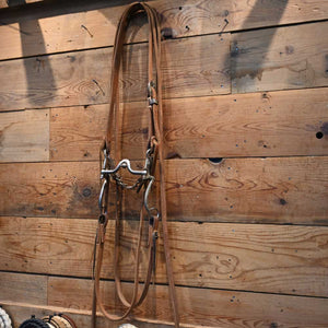 Bridle Rig - Kerry Kelly Silver Mounted V-Port with Roller RIG902 Tack - Rigs Kerry Kelley