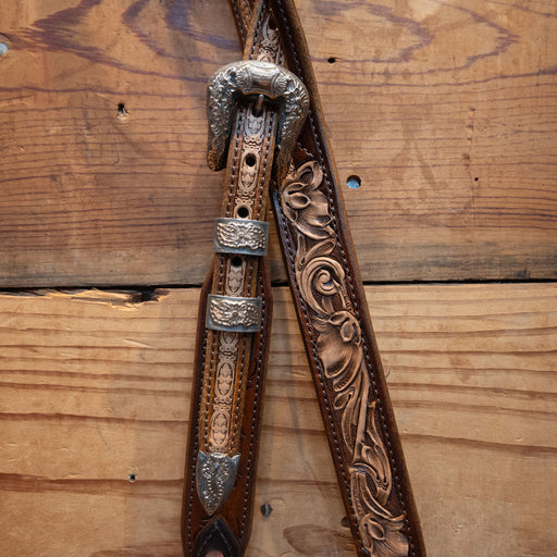 Stunning Handmade Headstall 10K Holland Buckle set 174 Tack - Headstalls Randall Top Shelf