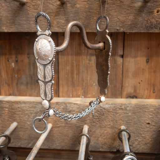 E.G. Silver Mounted Solid Port Bit Tack - Bits E.G.