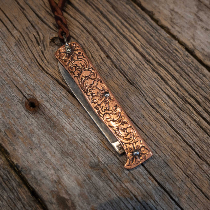 Kamphaus Engraved Copper Pocket Knife Knives Kamphaus