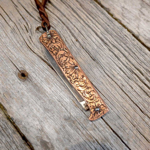 Kamphaus Engraved Copper Pocket Knife Knives Kamphaus