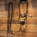 Vintage Bridle Accented w/ Copper Diamond Dots & Red concho buttons Tack - Rigs MISC