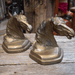 Vintage Twisted Horse Head Bookends Collectibles Teskey's
