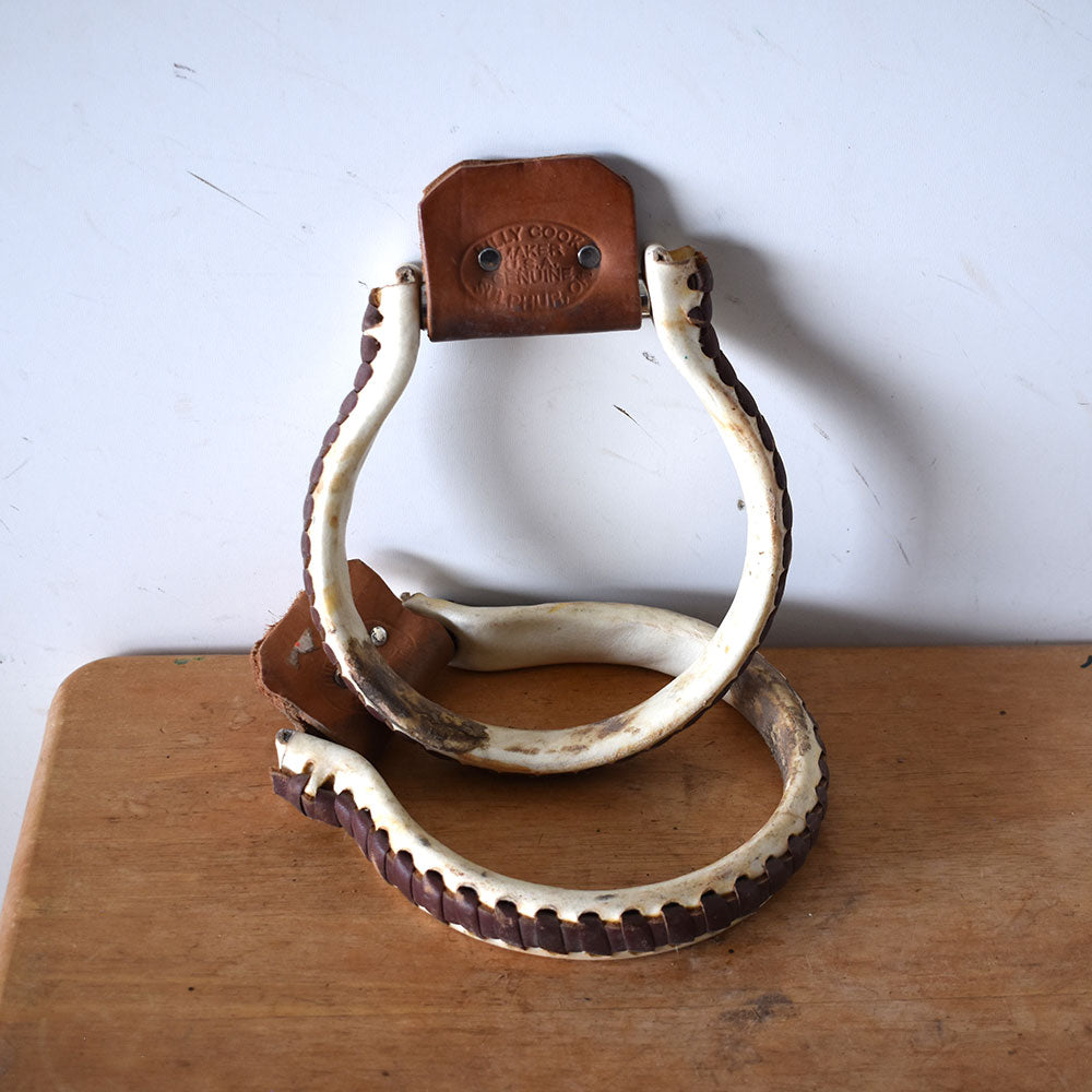 Used Billy Cook Round Rawhide Stirrups Sale Barn Billy Cook