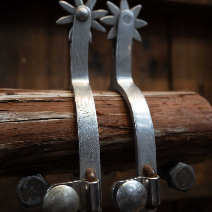 Vintage Crockett 8pt. Spurs Tack - Spurs Crockett