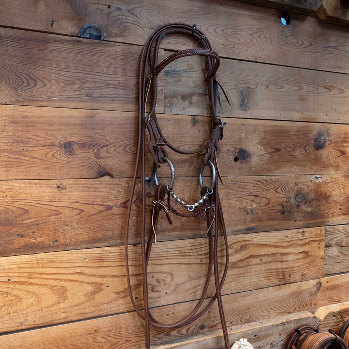 Kerry Kelley O-Ring  Slow Twist Snaffle Bridle Rig