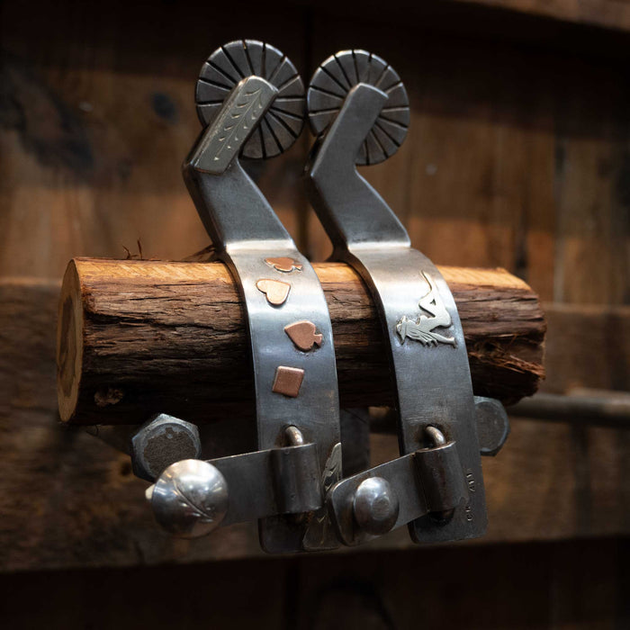Cribbs Silver Mounted Spurs