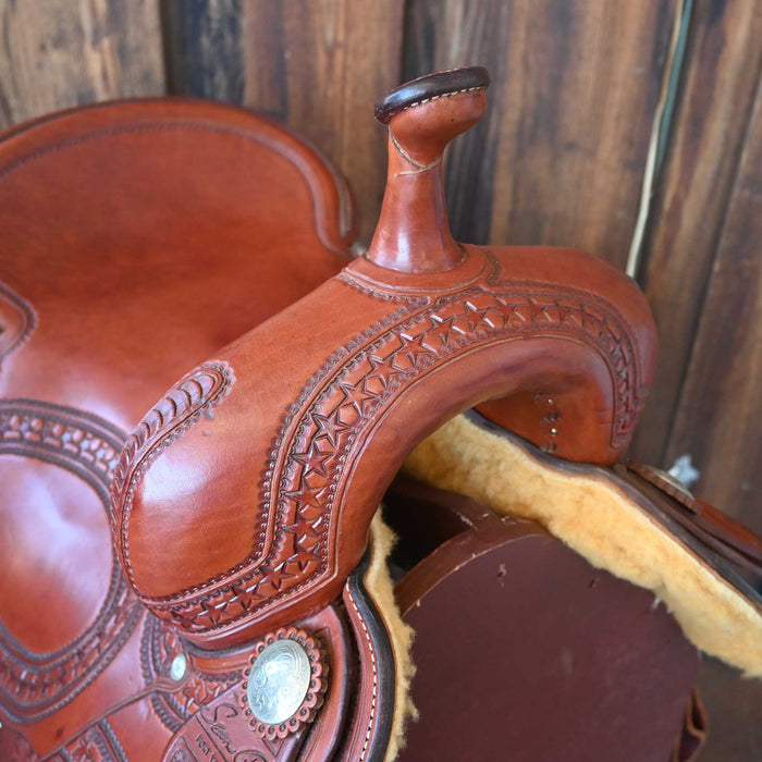 17" USED SEAN RYON CUTTING SADDLE Saddles - Used SEAN RYON