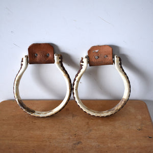 Used Billy Cook Round Rawhide Stirrups Sale Barn Billy Cook