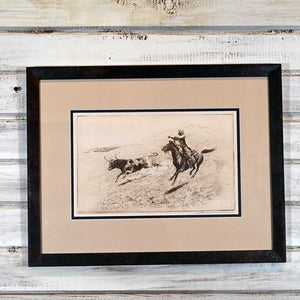 Western Art - Edward Borein - Original Sketch _CA698 Collectibles Edward Borein