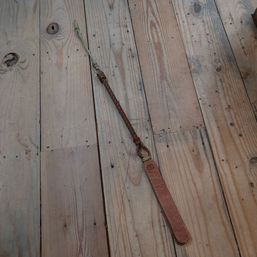 Dusty Burson Handmade 25" Army/Red Hand Quirt Tack - Whips, Crops & Quirts Dusty Burson