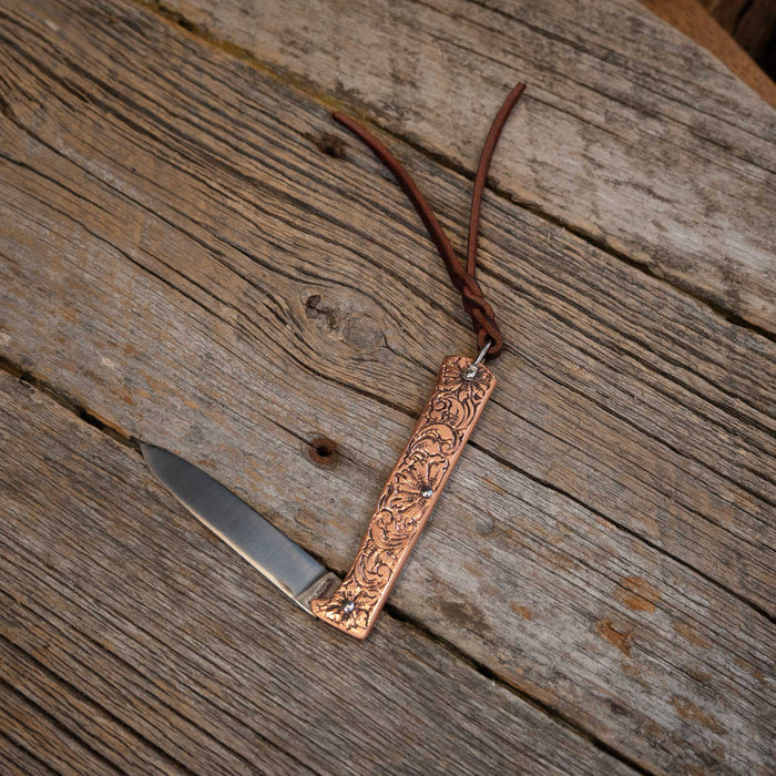 Kamphaus Engraved Copper Pocket Knife Knives Kamphaus