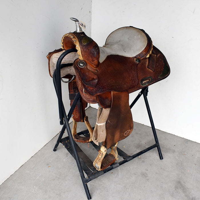 Used 14" C&V Non-Rider Decor Only Saddle Sale Barn Teskey's