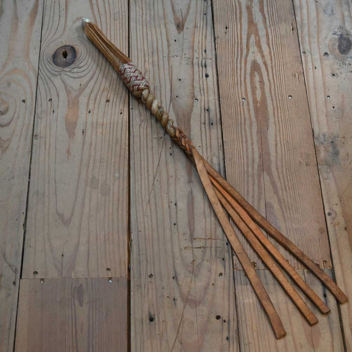 Handmade 25" Rawhide Hand Quirt Tack - Whips, Crops & Quirts MISC
